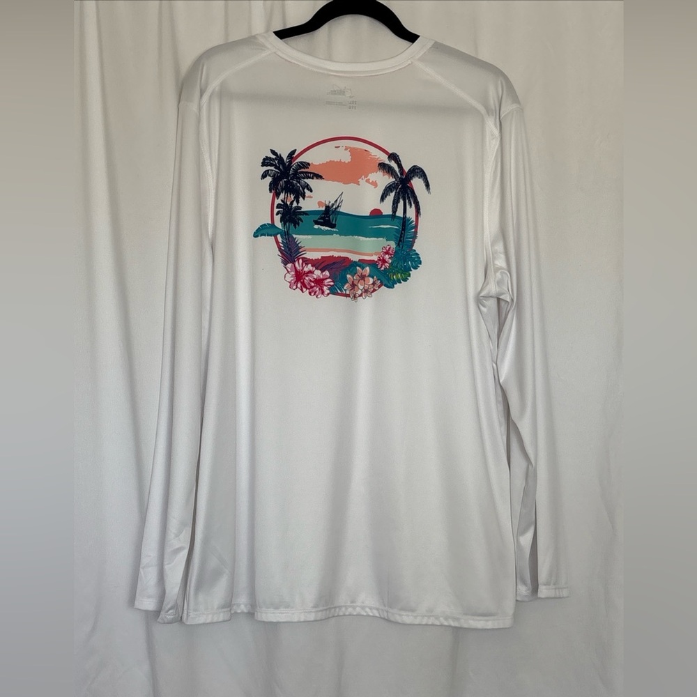 World Wide Sportsman T Shirt‎ Men Size 2XL Multi Fishing Performance Long Sleeve
